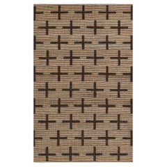 “Pontoise Lilas” Handwoven Jute Rug by Christiane Lemieux