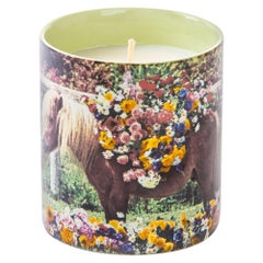 Ponyhair and flowers candle NWOT