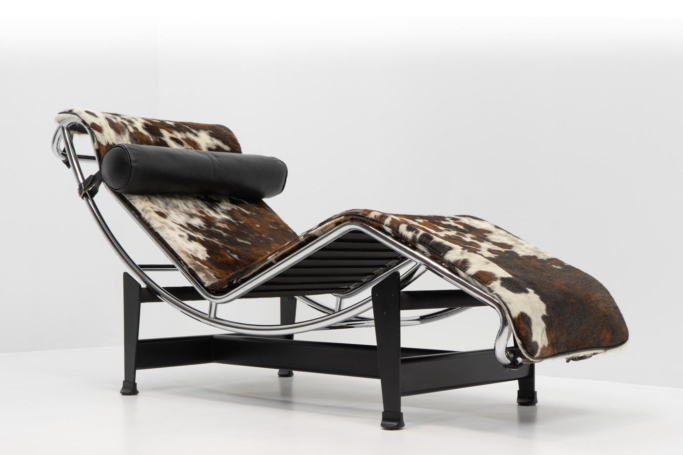 Late 20th Century Ponyskin LC4 by Le Corbusier for Cassina, 1990s