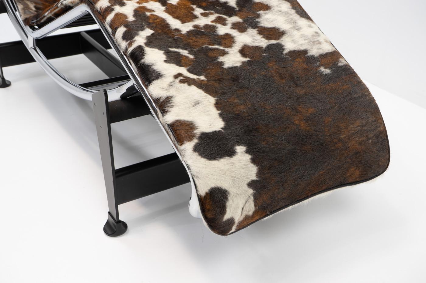 Metal Ponyskin LC4 by Le Corbusier for Cassina, 1990s
