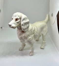 Poodle Dog Candy Container Germany Antique 1910 Christmas Easter Rare