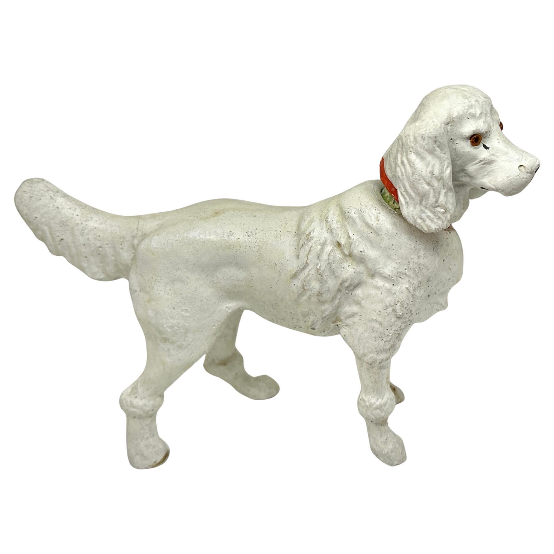 Poodle Dog Candy Container Germany Antique 1910 Christmas Easter Rare For Sale