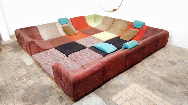 Space Age 'Pool' Modular Sofa, by Colani , Price Includes Reupholstery & choice of color For Sale