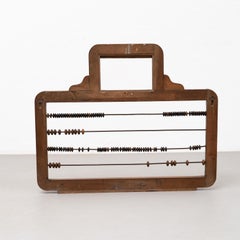 Vintage Pool Score Board Artwork, Wood, Circa 1960, Original Condition