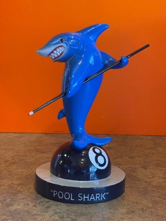 "Pool Shark" Signed Limited Edition Resin Sculpture by Michael Godard