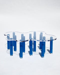 Pool Table by Another Human, Postmodern Acrylic Coffee Table