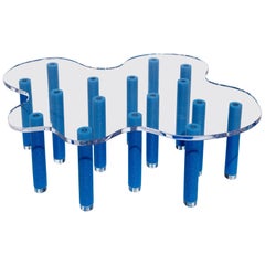 Pool Table by Another Human, Postmodern Acrylic Coffee Table