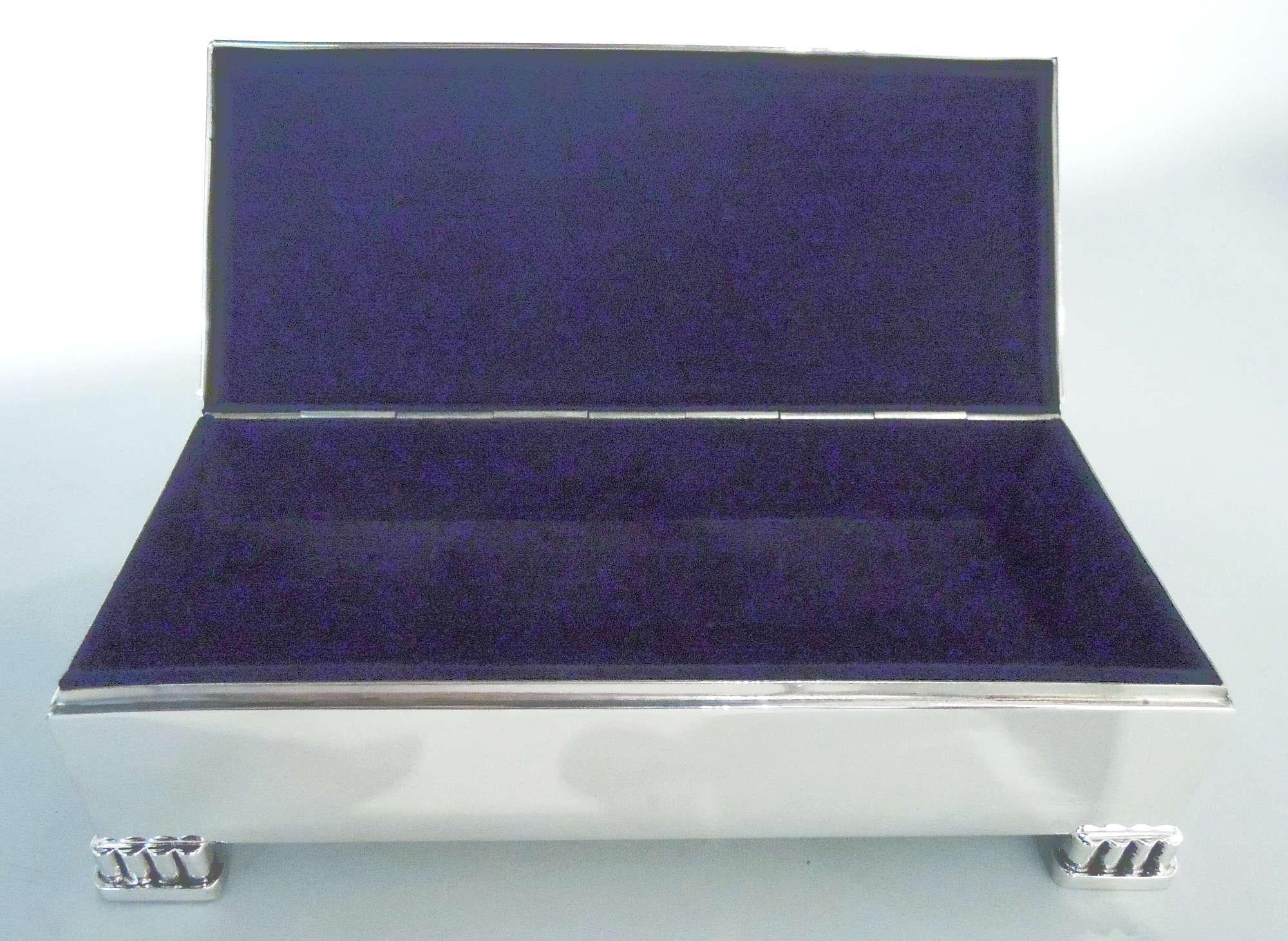 Poole American Modern Sterling Silver Keepsake Box 2