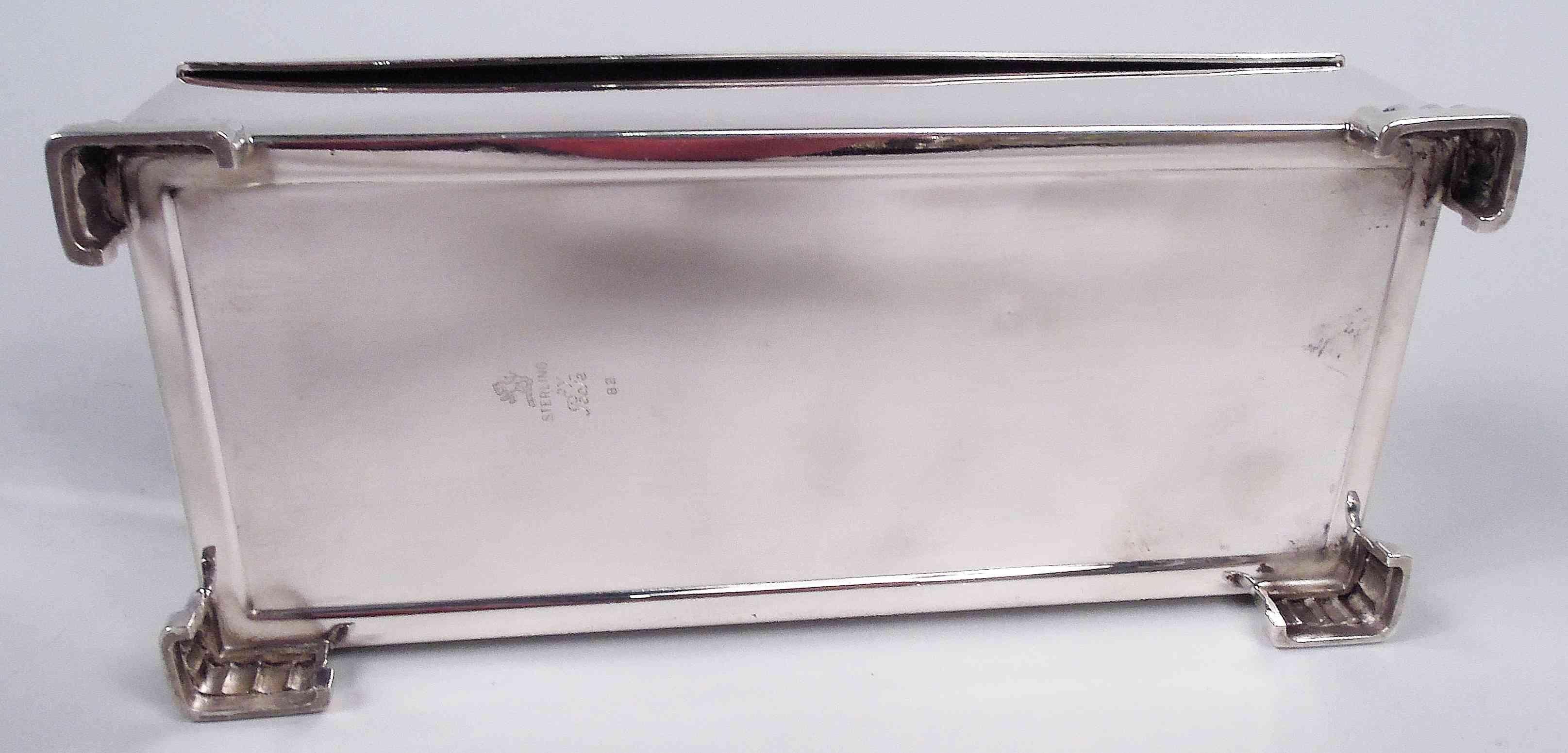 Poole American Modern Sterling Silver Keepsake Box 3