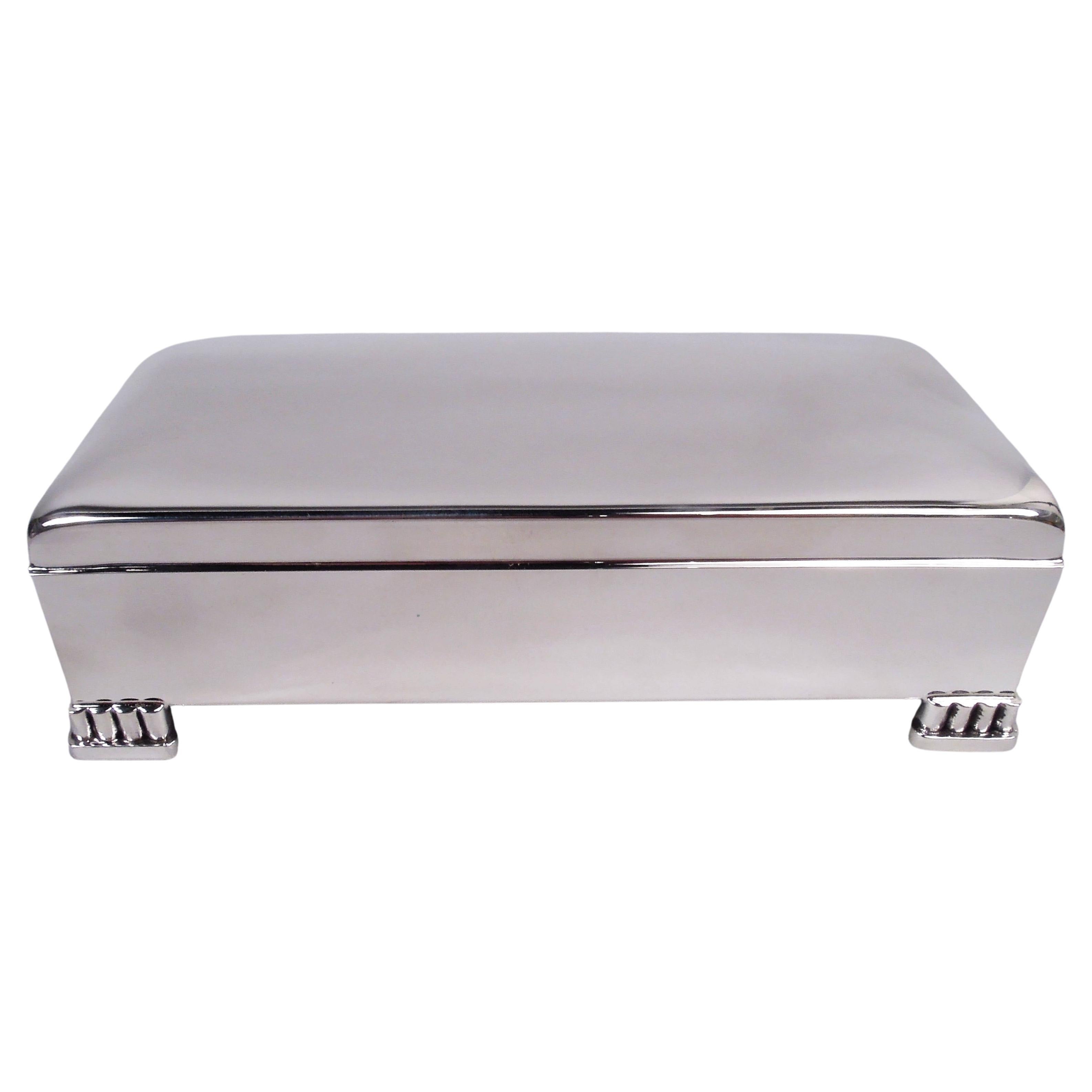 Poole American Modern Sterling Silver Keepsake Box
