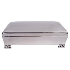 Poole American Modern Sterling Silver Keepsake Box