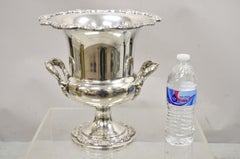 Poole English Regency Silverplate Trophy Cup Urn Champagne Wine Chiller Bucket