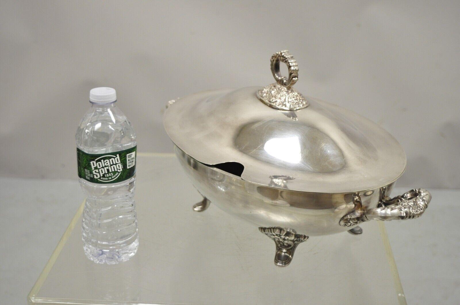 Poole Epca Lancaster Silver Plate Lidded Regency Style Soup Tureen Serving Bowl For Sale 6