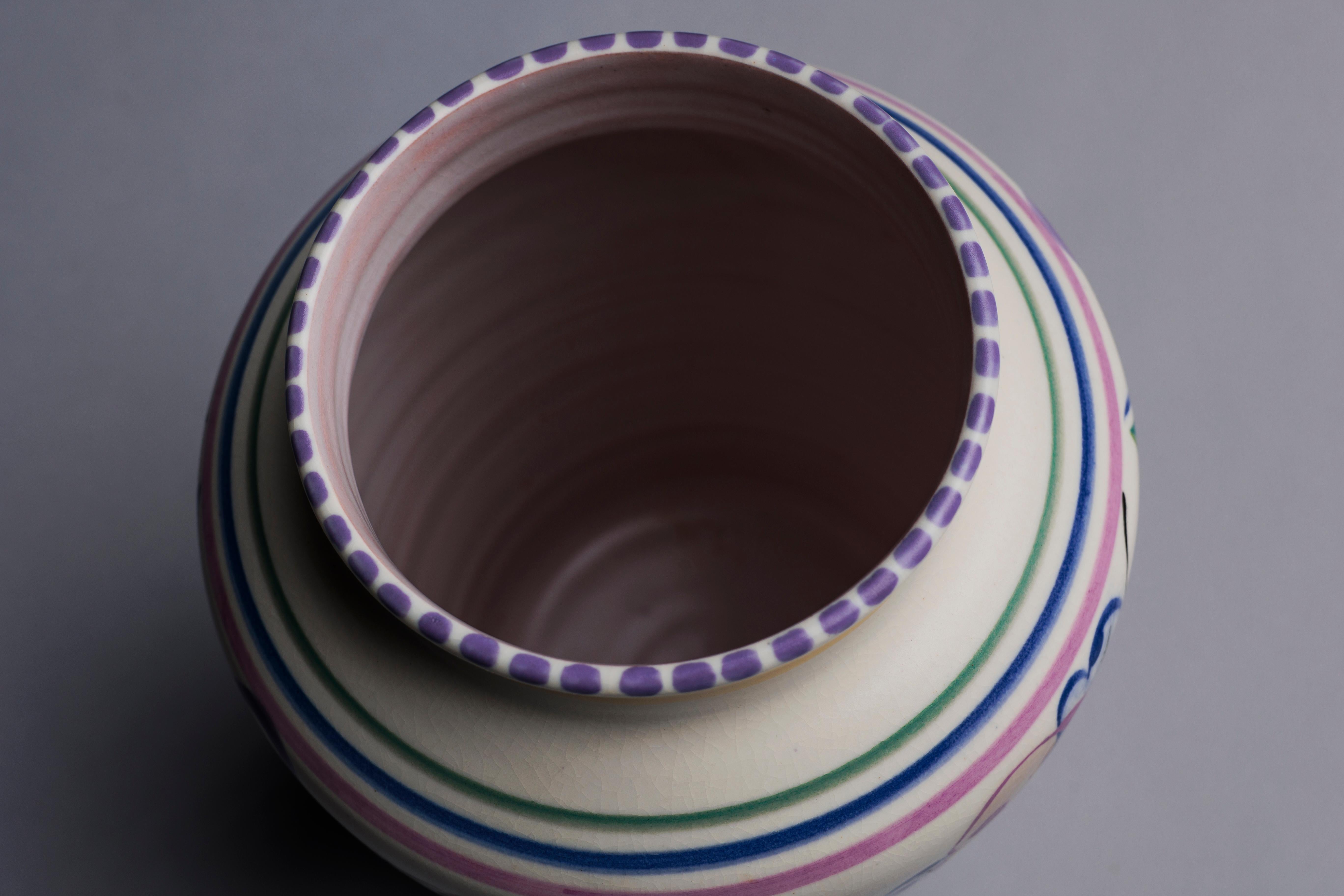 Poole Pottery Modernist Blumenvase (Keramik) im Angebot