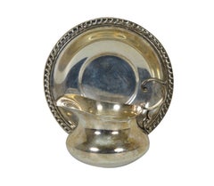 Poole Plata de Ley Salsera Jarra y bajoplato 182 g