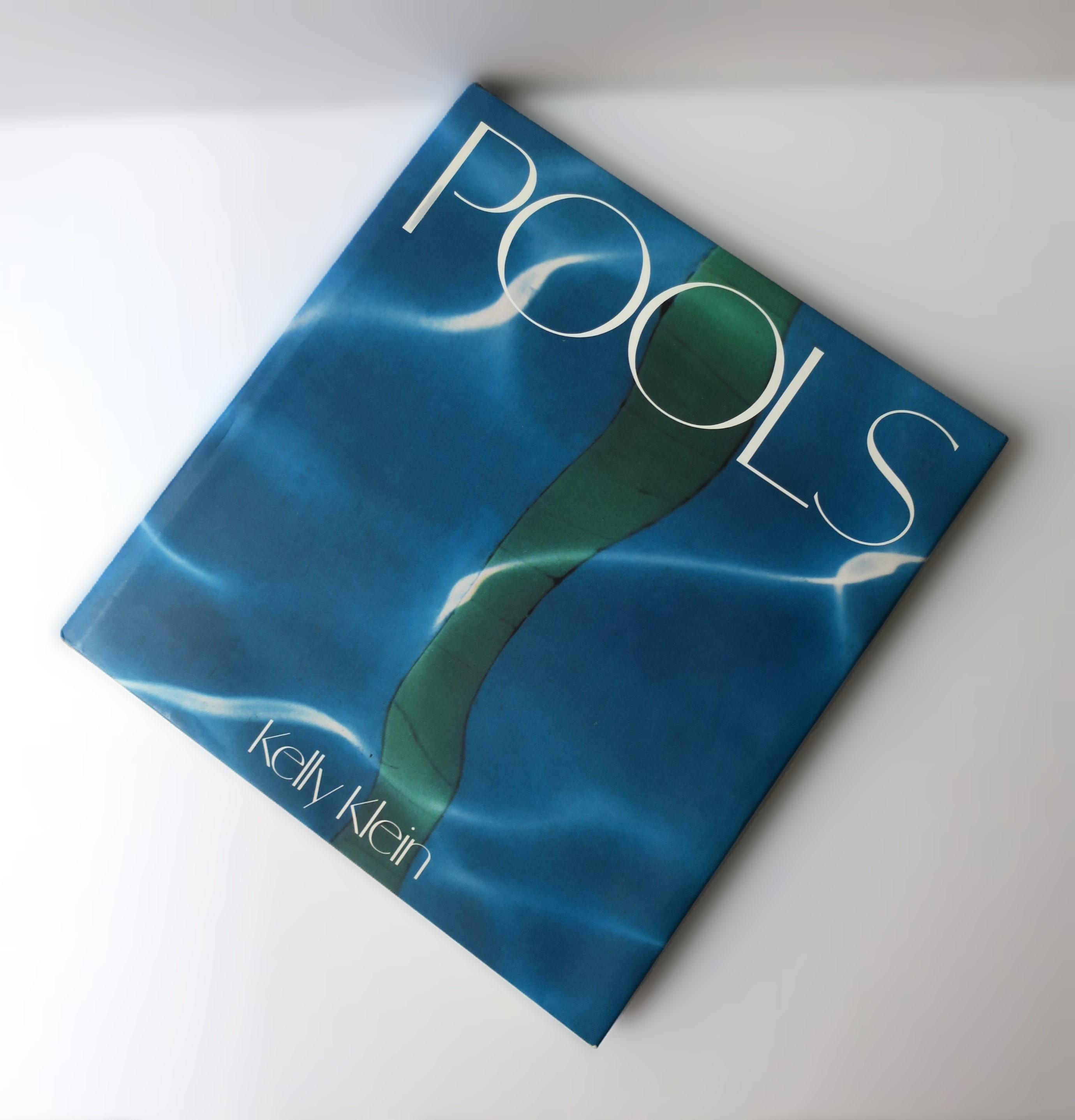 This beautiful book is first edition, 1992; An inspiring coffee table or library book by Kelly Klein, featuring iconic and unique photographs of swimming pools, in all their forms, from around the world. From Florida's Miami to North Africa's