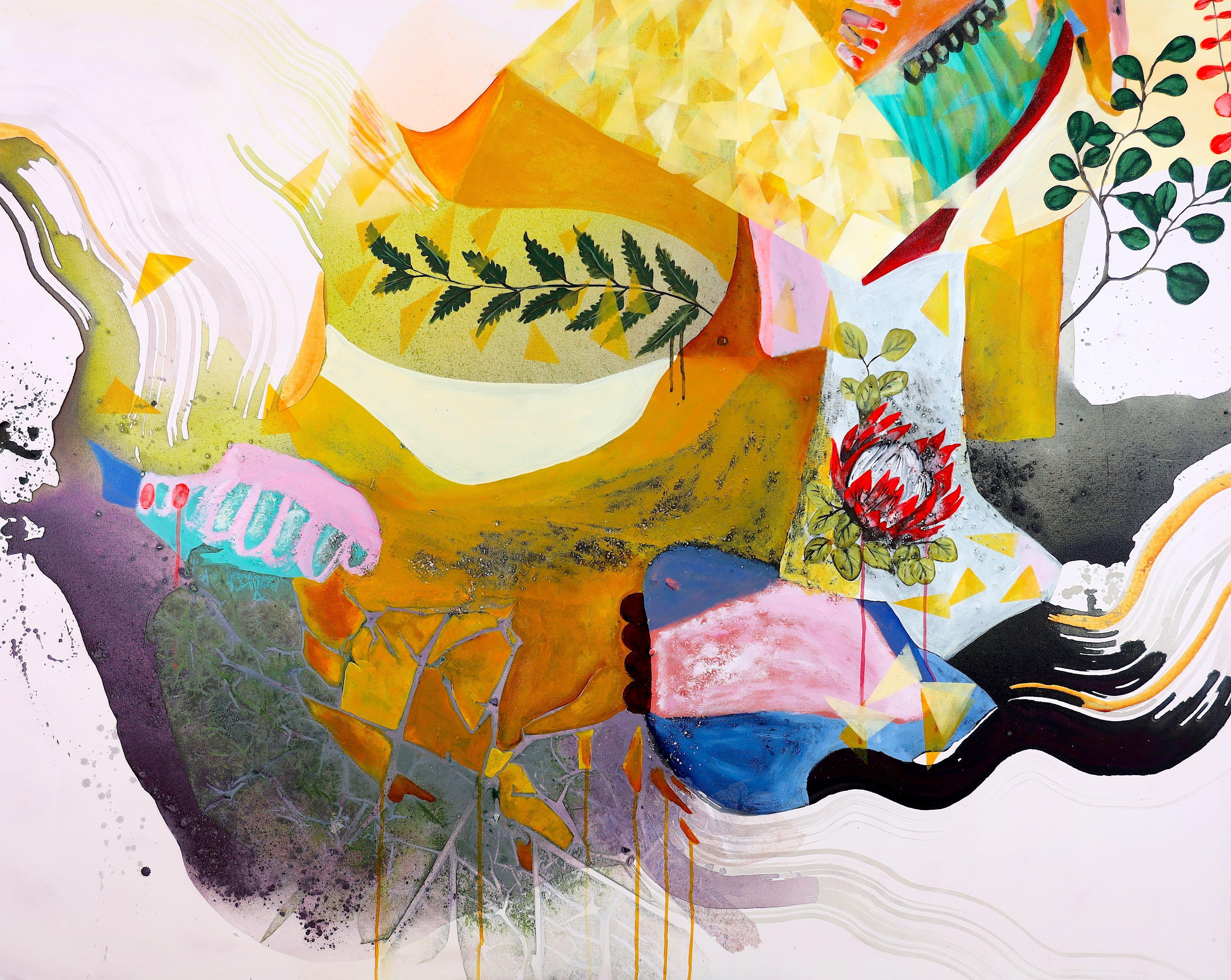 Avere così tanto dentro, Tecnica mista su tela - Mixed Media Art di Poonam Choudhary