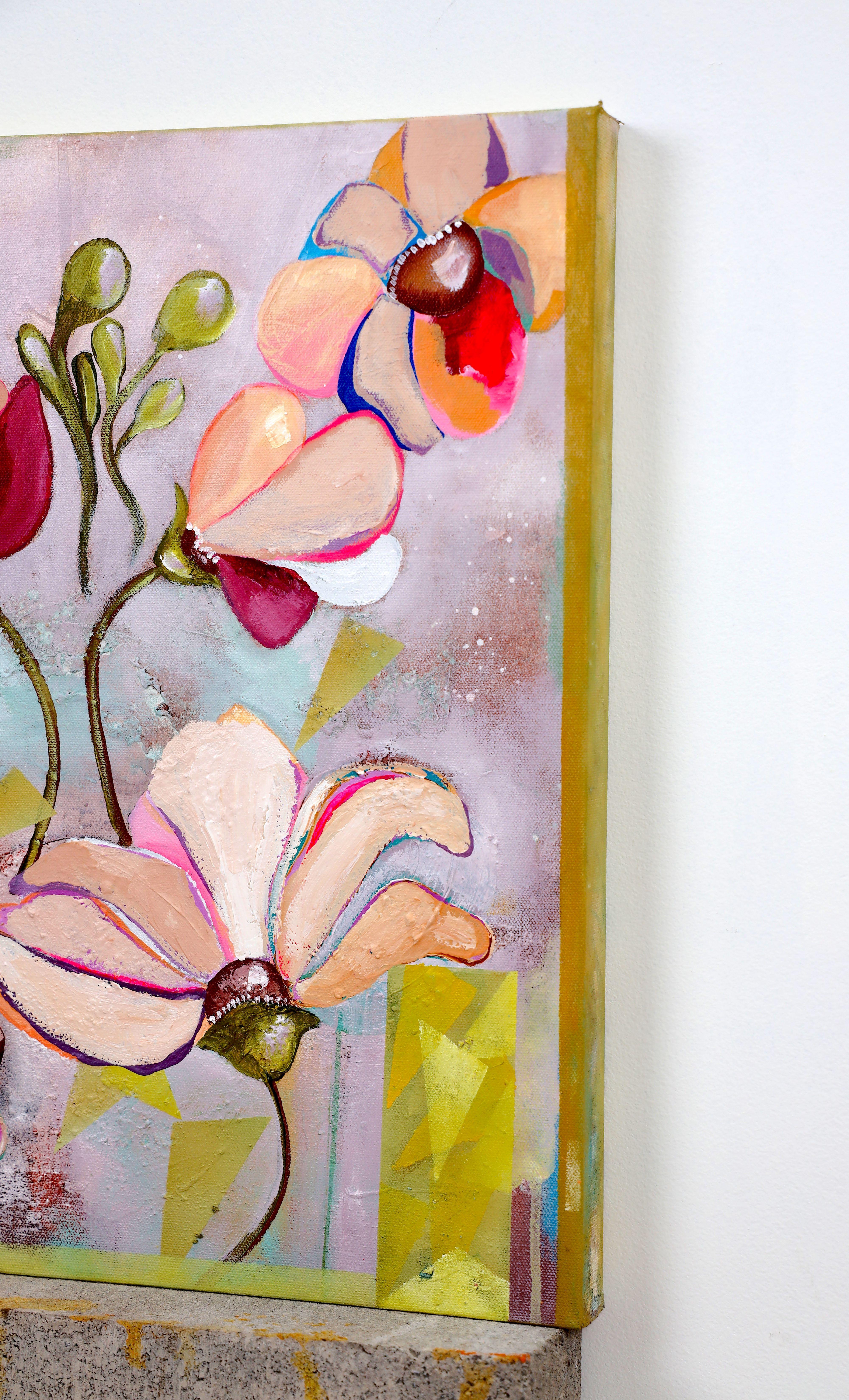 Eden, Gemälde, Acryl auf Leinwand im Angebot 1