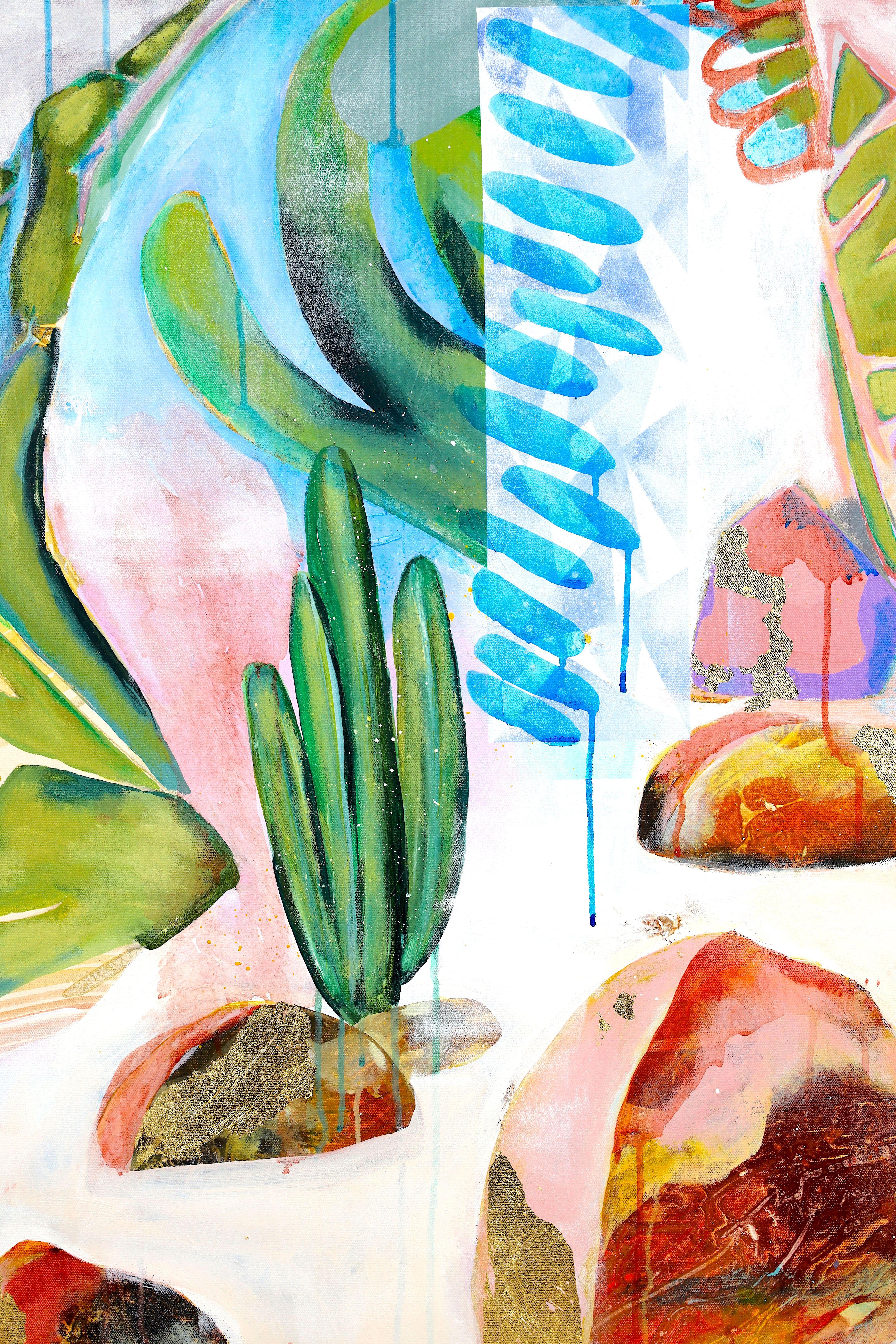 Trouver un chemin, peinture acrylique sur toile en vente 2