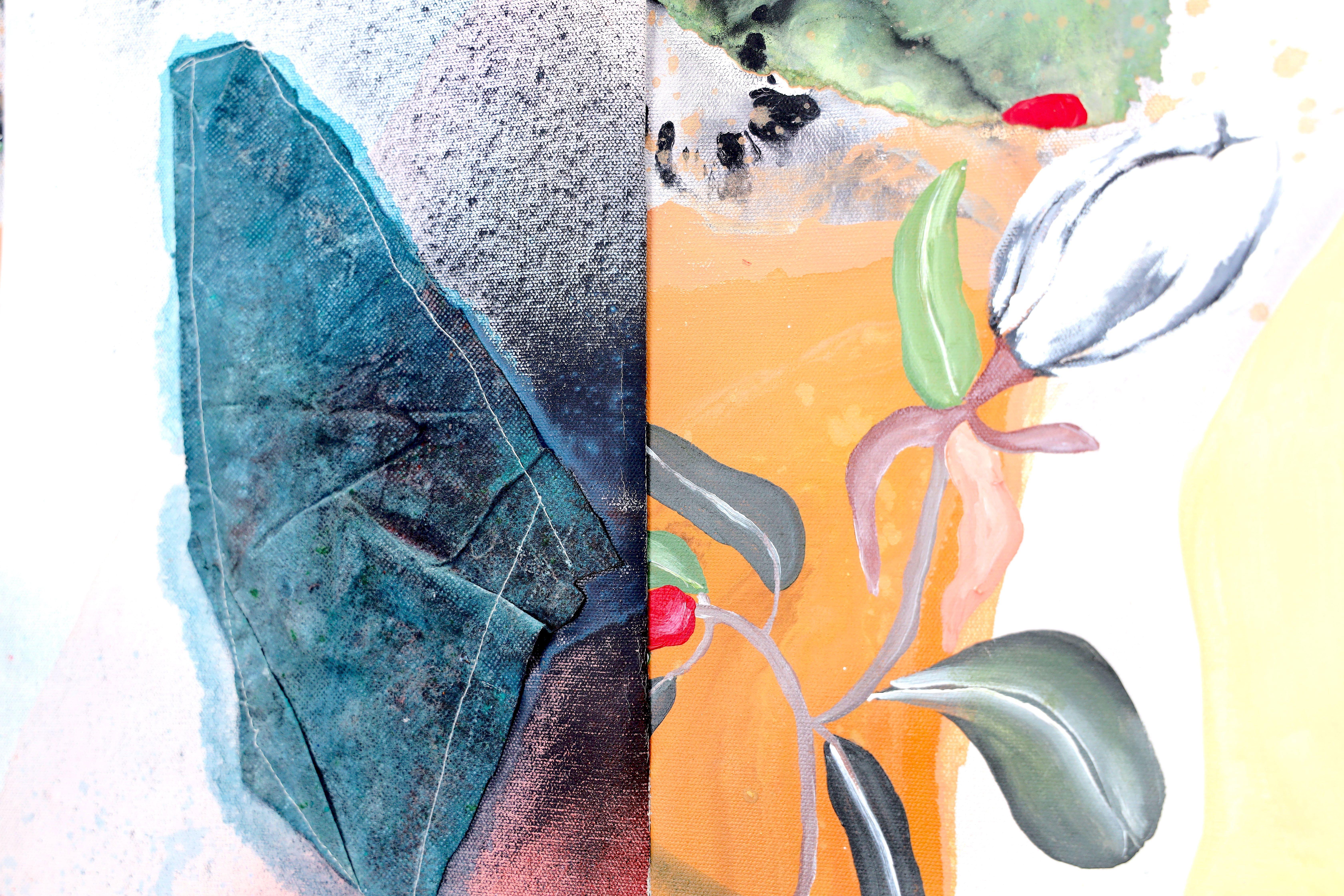 Choices in life, techniques mixtes sur toile en vente 2