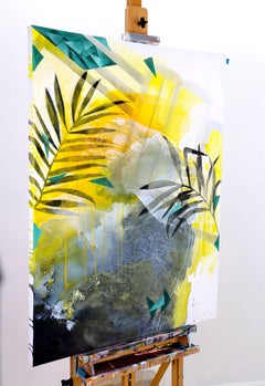 I am her shadow, Mixed Media on Canvas