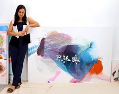 Techniques mixtes sur toile « Realms of life »