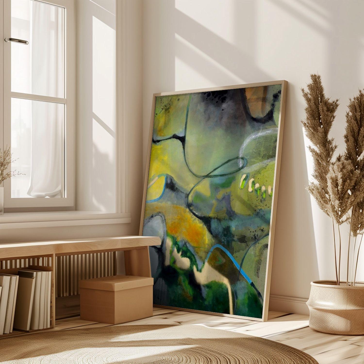 But by choice, Painting, Acrylic on Canvas For Sale 1