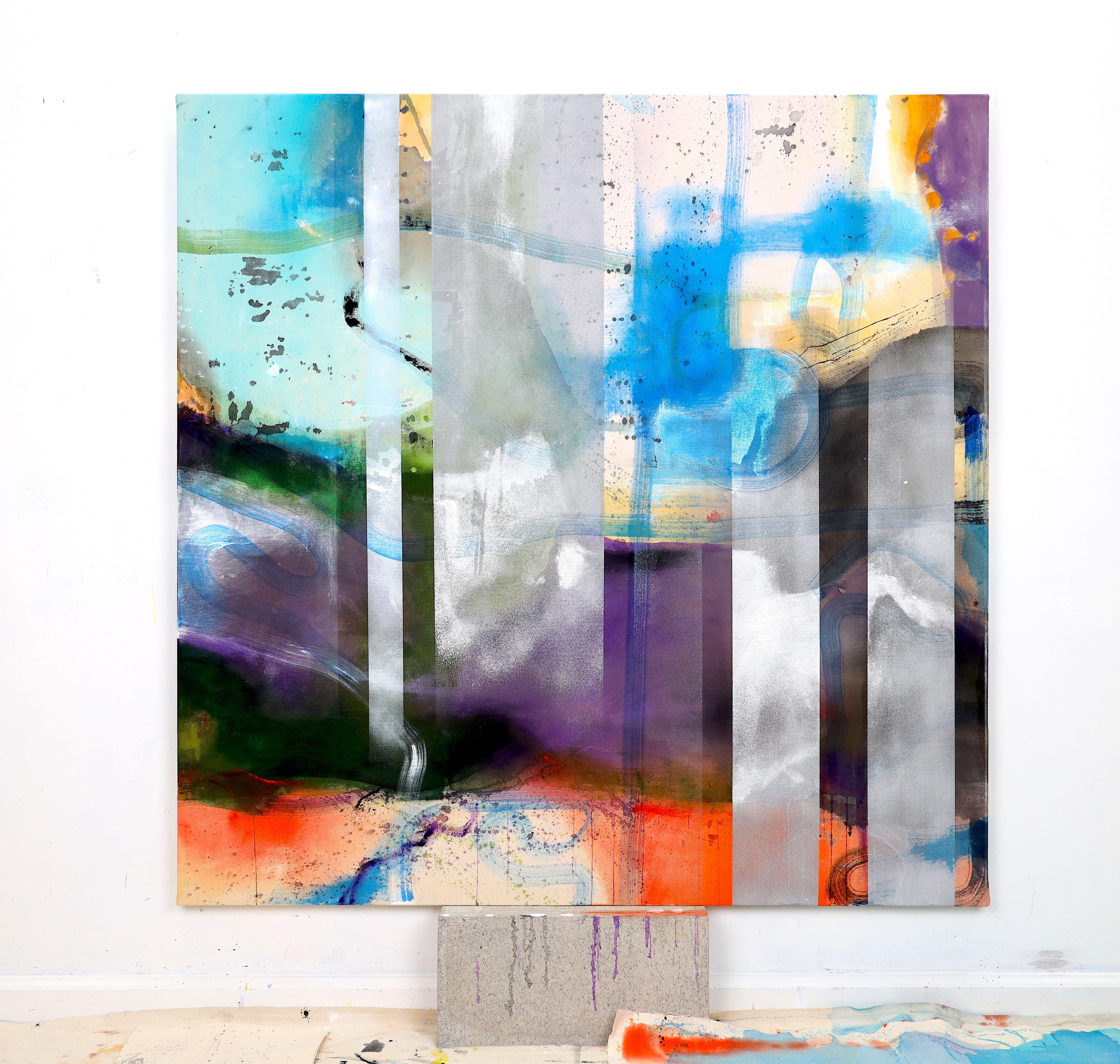 Don, t  just exist live , Painting , Acrylic on Canvas For Sale 2