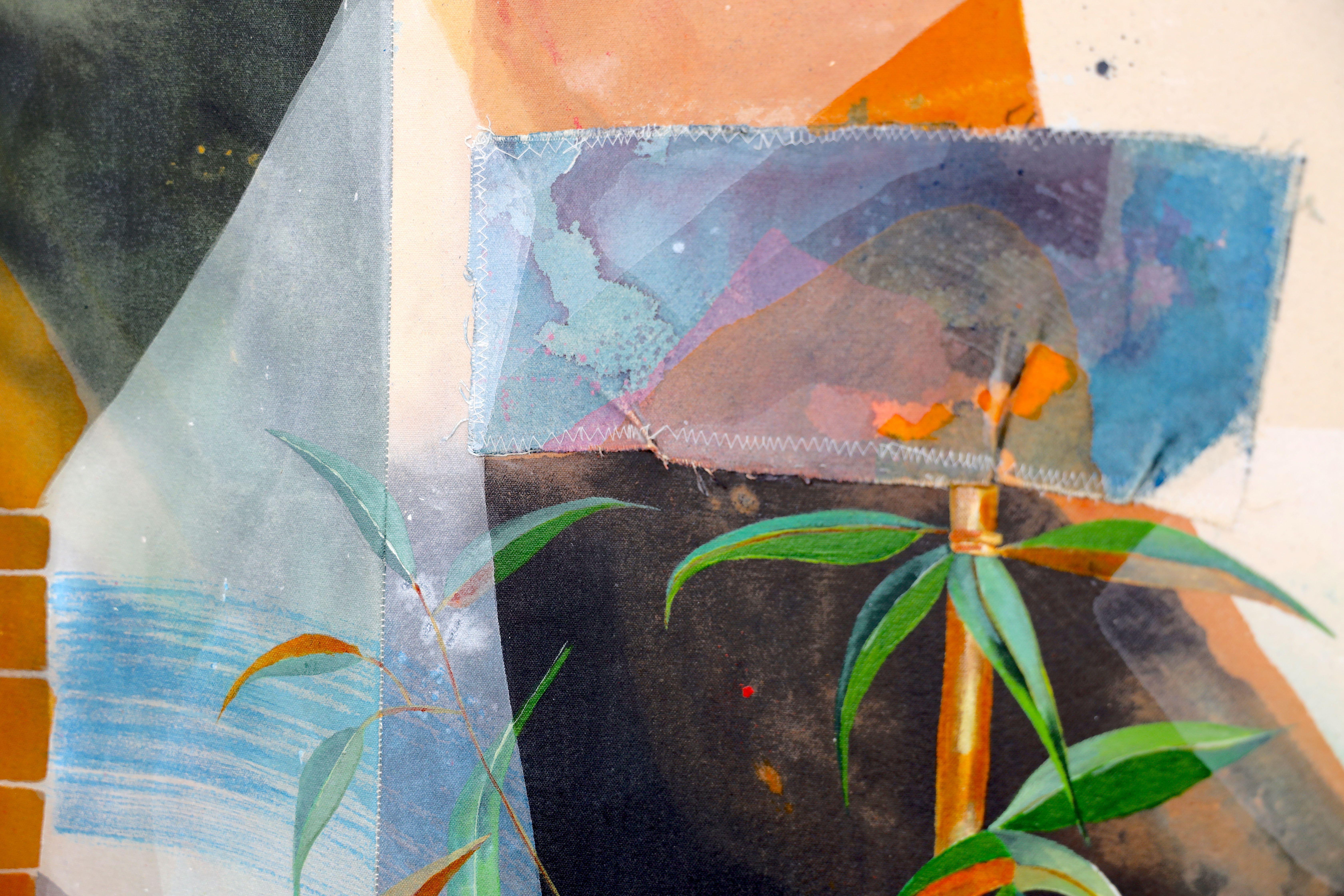 Summer nights, Painting, Acrylic on Canvas For Sale 3
