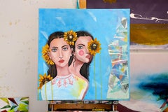 Two faced, Painting, Acrylic on Canvas