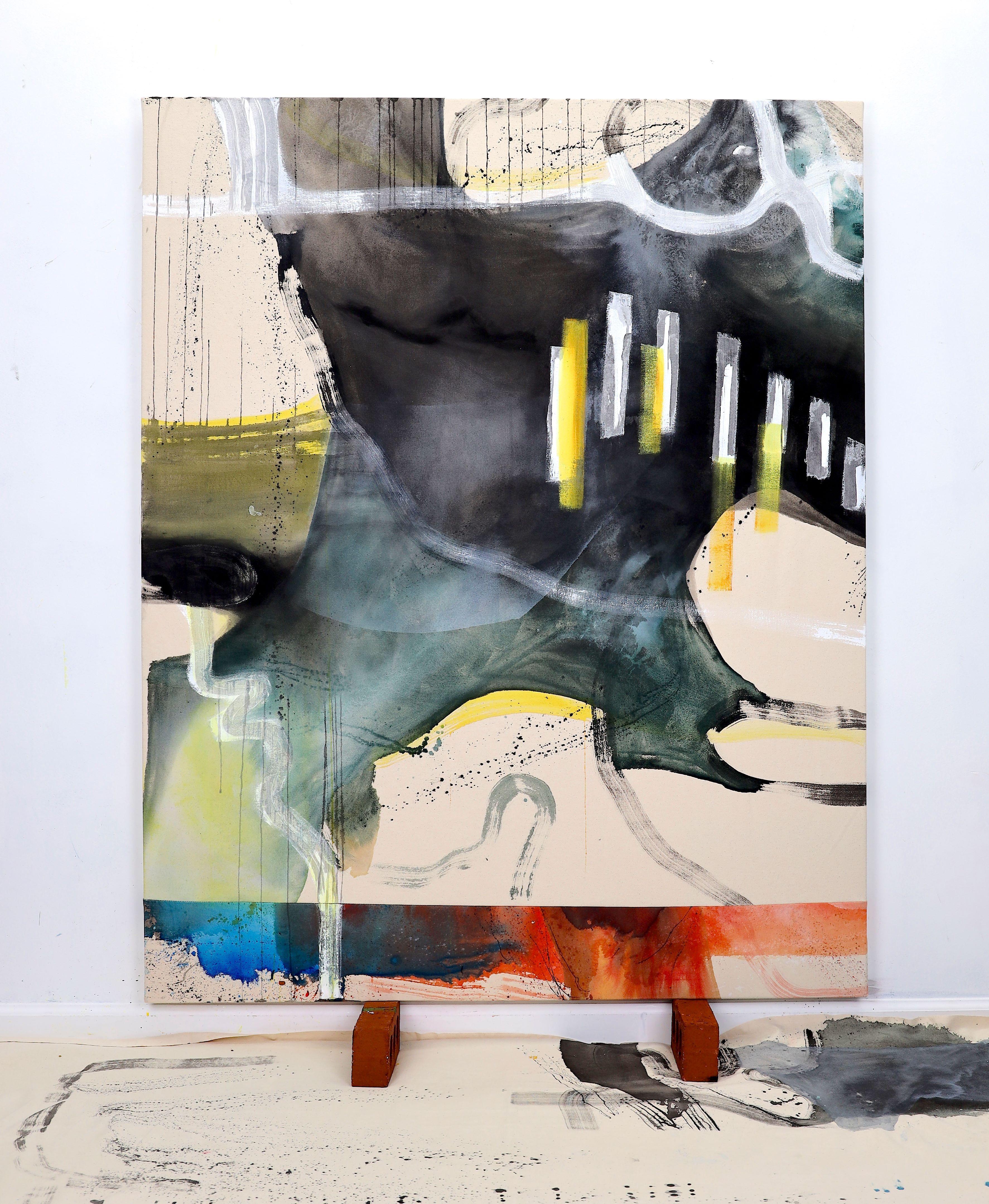 What weighs you down, Painting, Acrylic on Canvas For Sale 1