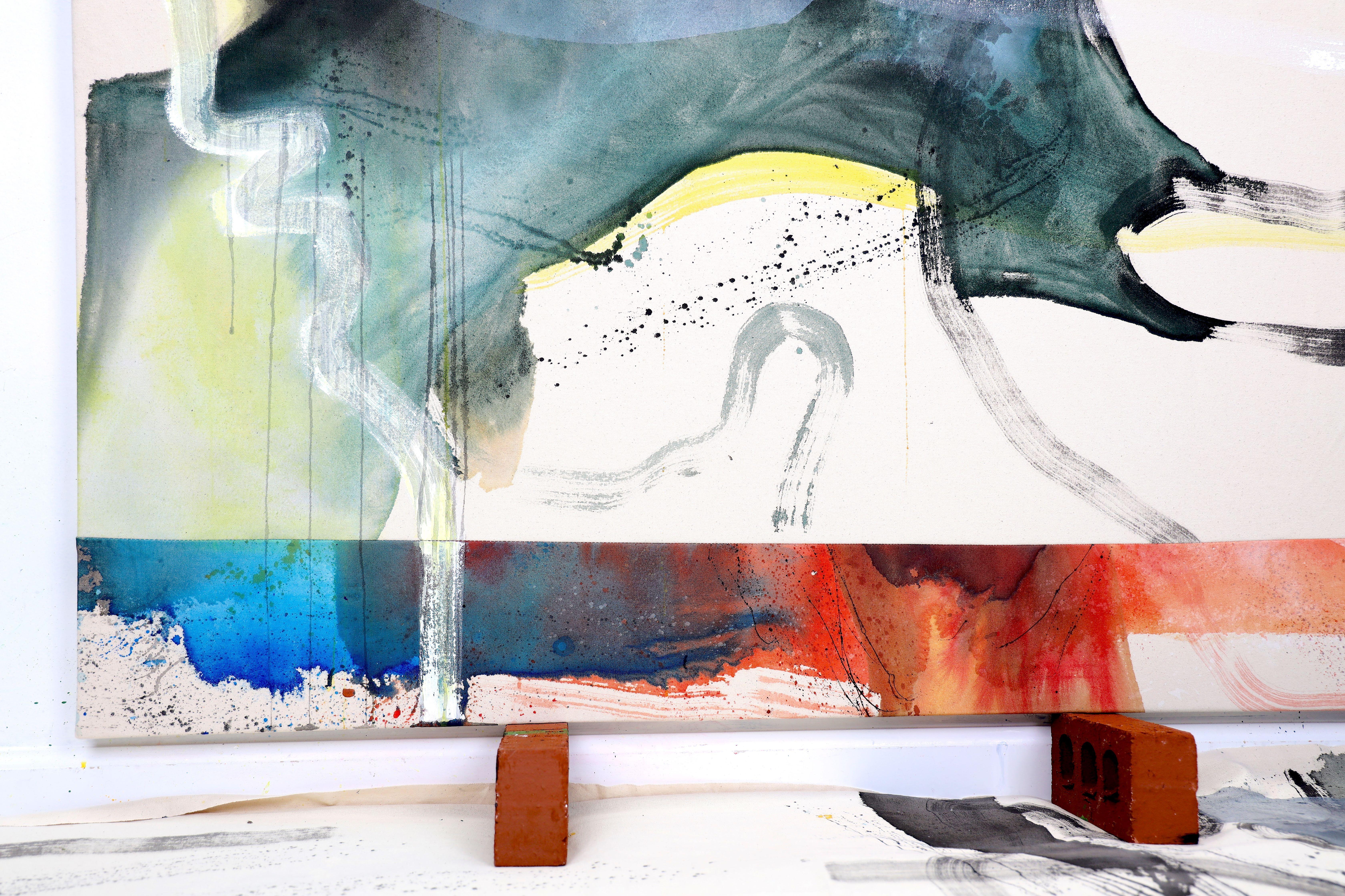 What weighs you down, Painting, Acrylic on Canvas For Sale 4
