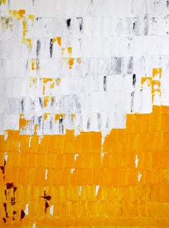 Yellow line 21, Painting, Acrylic on Canvas