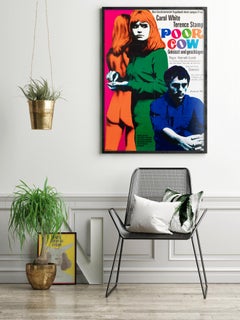 Poor Cow 1968 German Film Movie Poster, Fritz Fischer