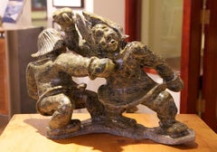 Inuit : deux hommes combattant