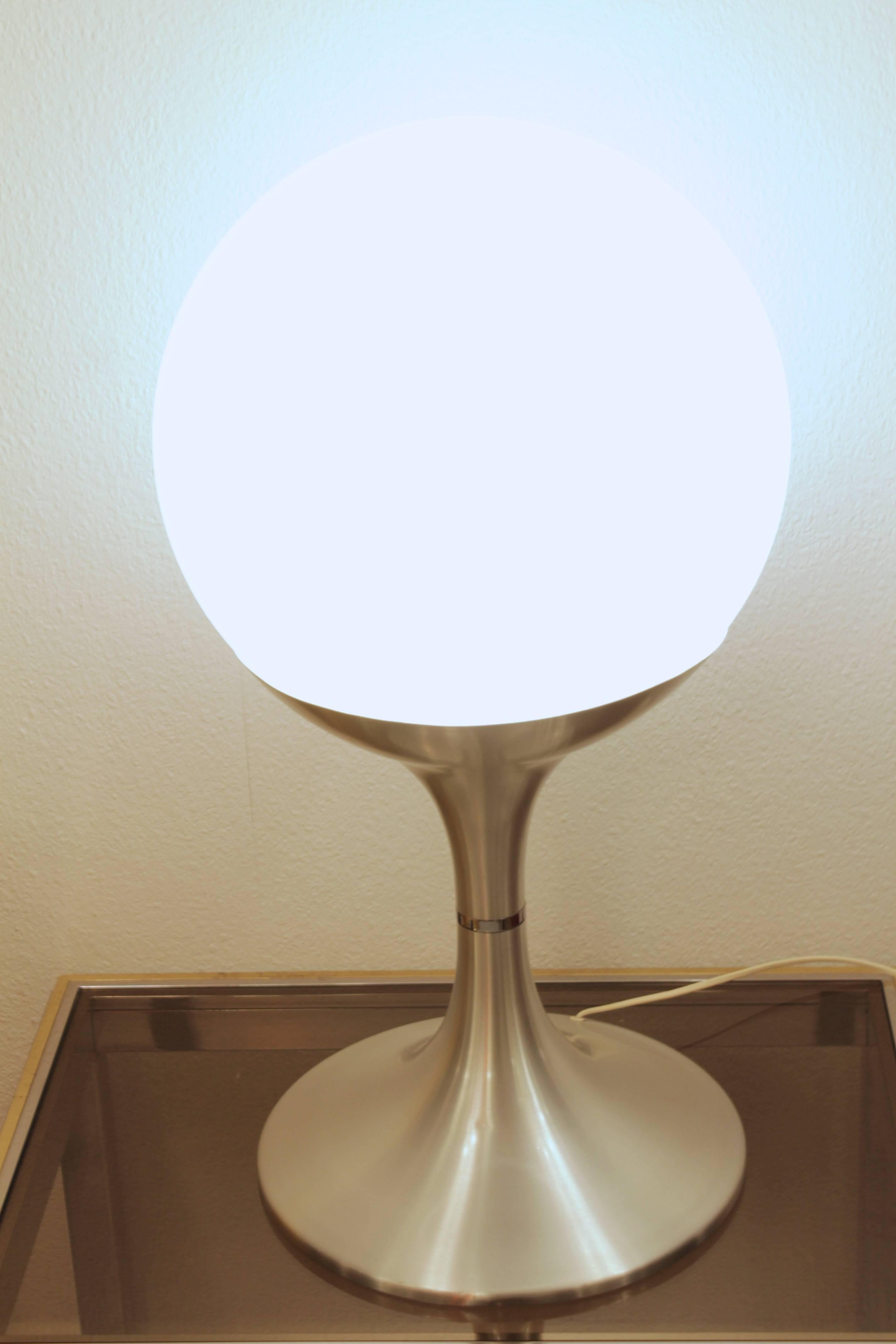 Brushed Pop 1970s Table or Floor Lamp