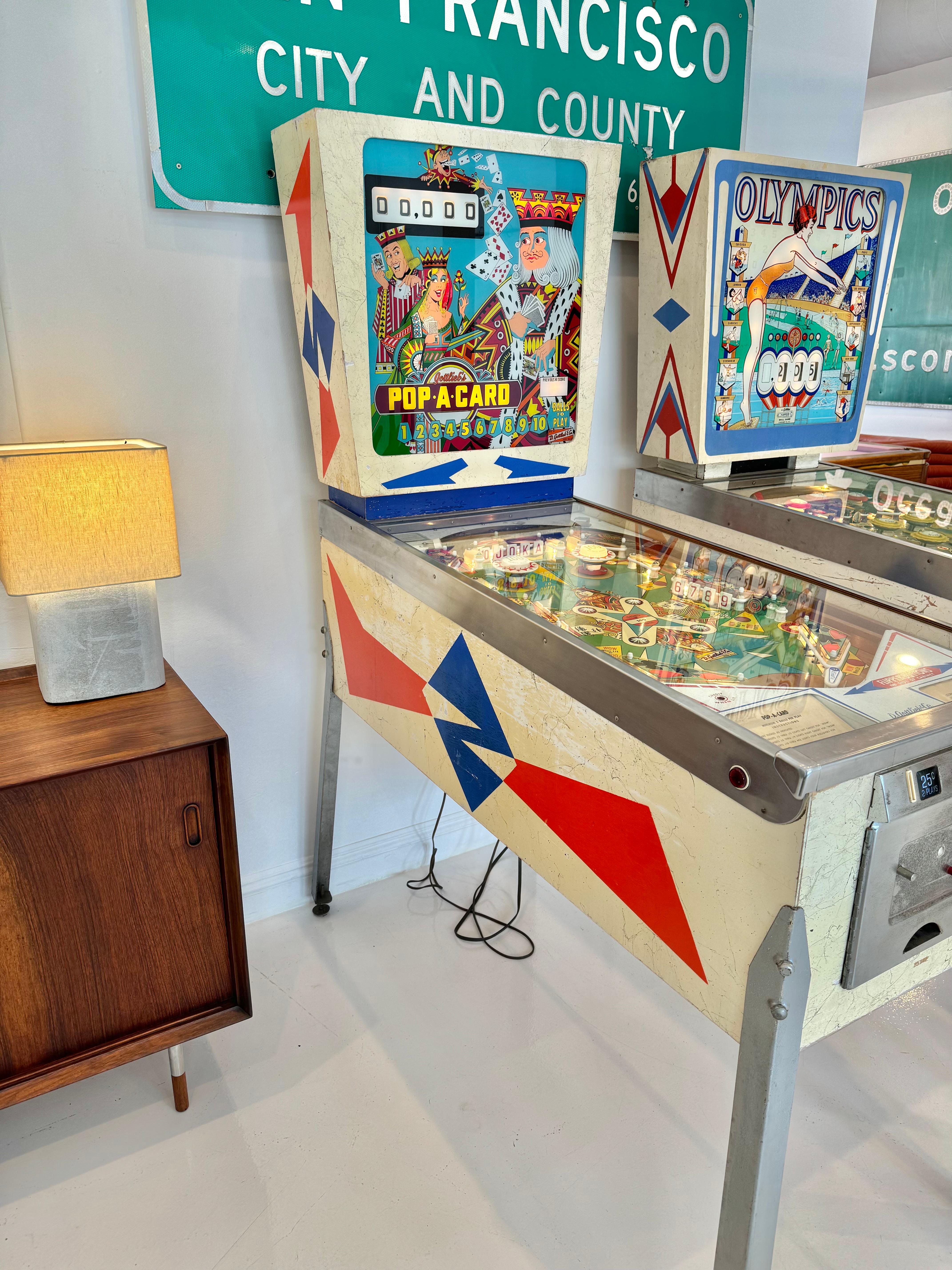 Pop-A-Card Pinball Arcade Game, 1972 USA 3