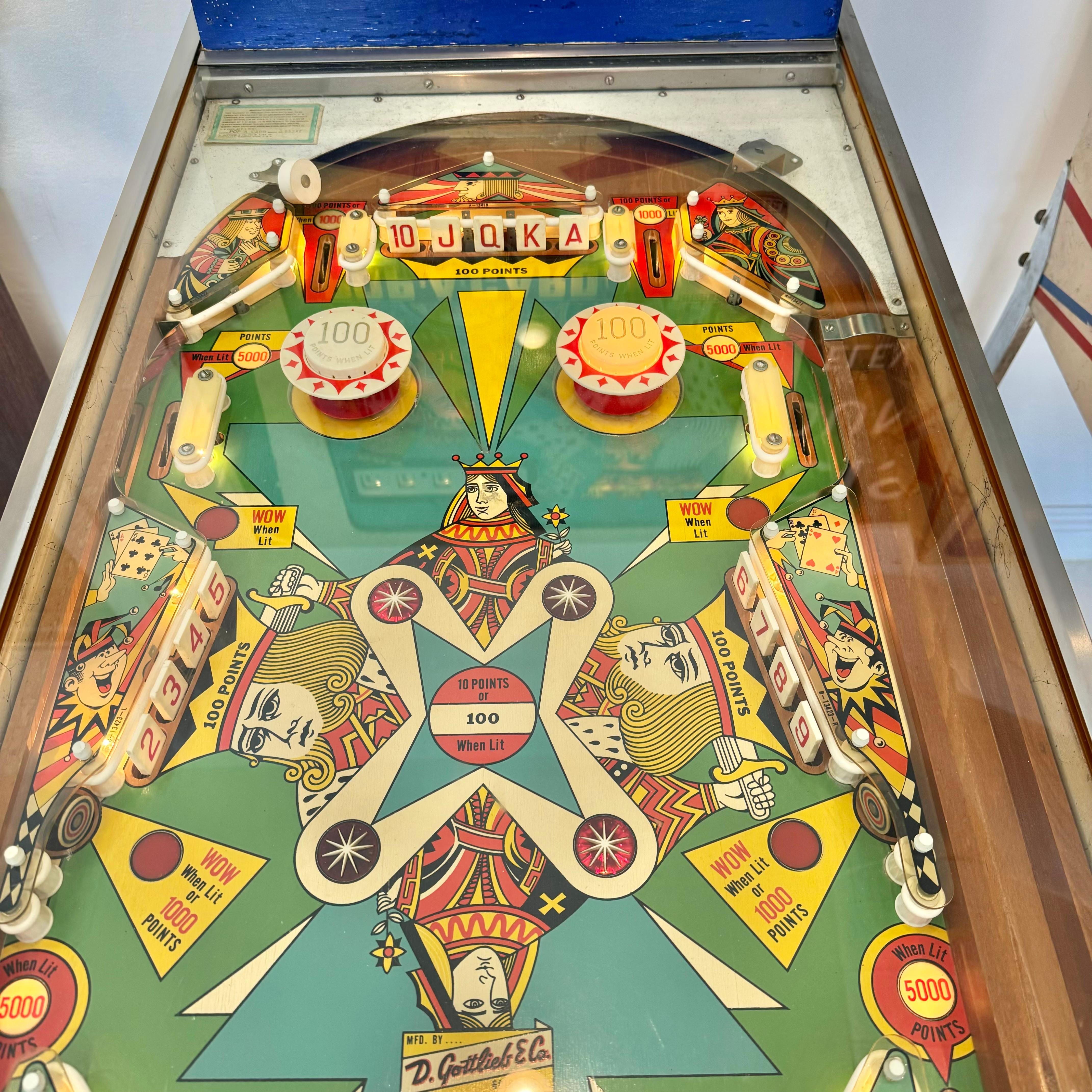 Pop-A-Card Pinball Arcade Game, 1972 USA 1