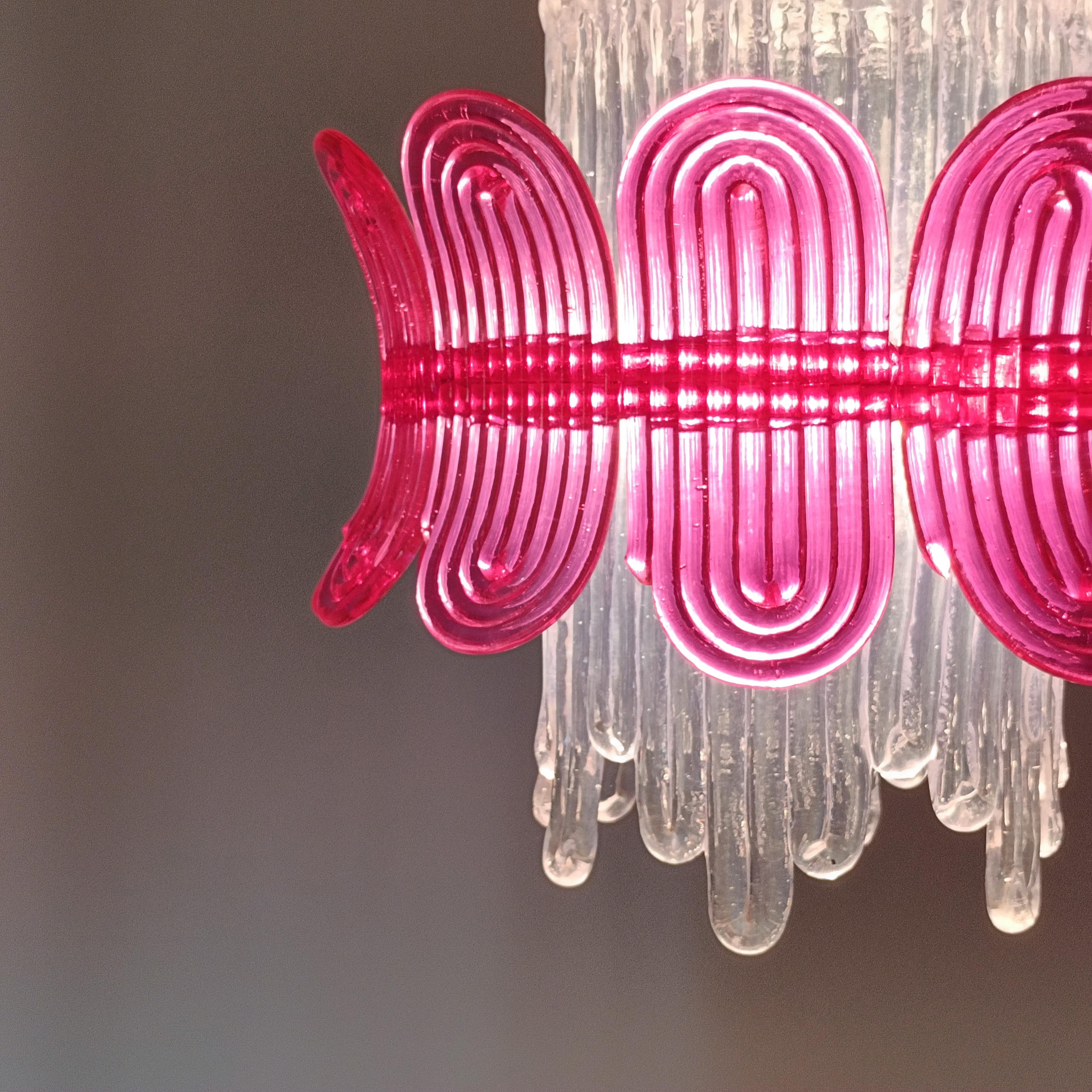 Pop Art et A Space. Lampe suspendue en acrylique Ice, Espagne, 1970 en vente 4