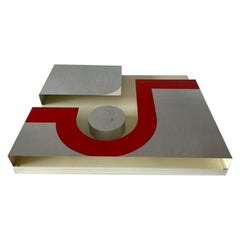 Pop Art Bauhaus Design XL Wall Lamp, 1970s, Italy