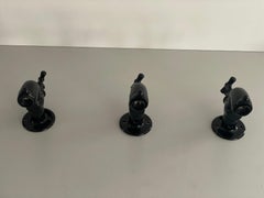 Pop Art Black Ceramic Sconce in Faucet Form, 1970s, Germany