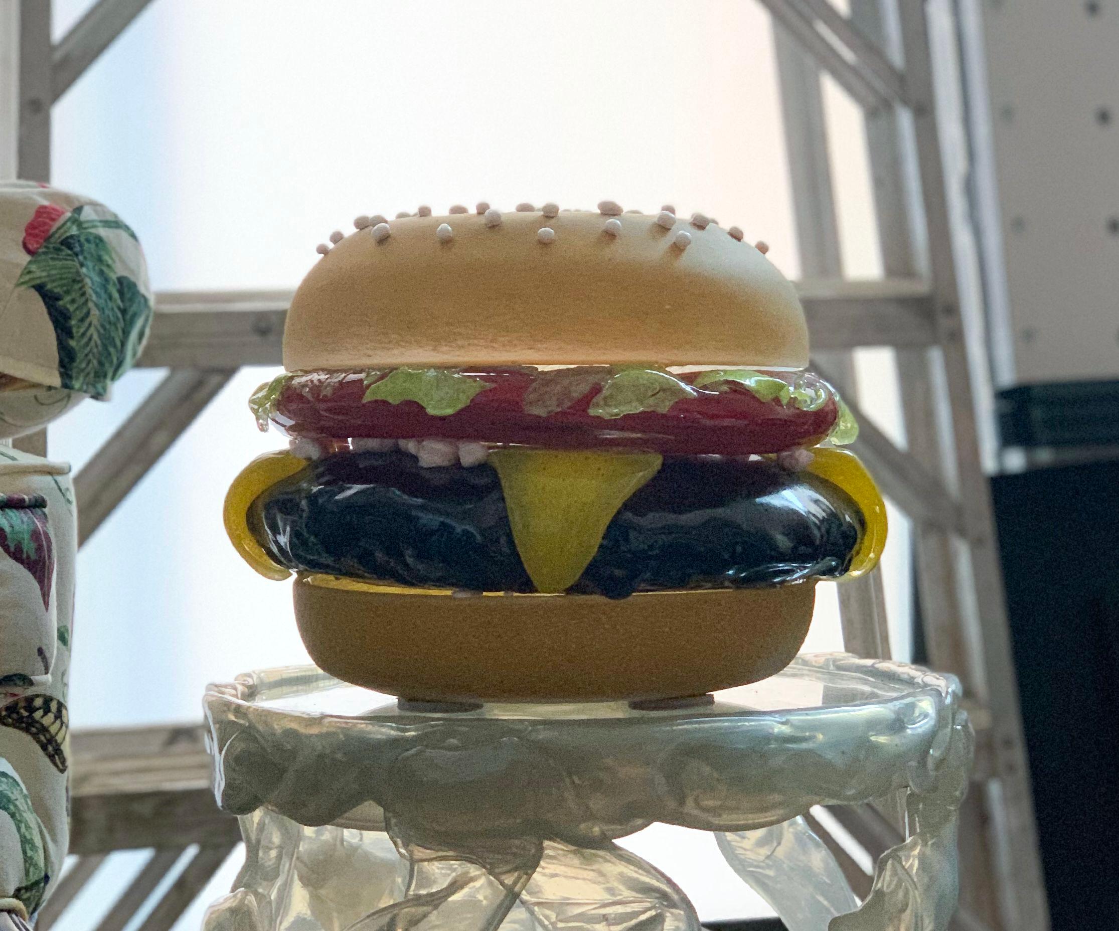 burger sculpture