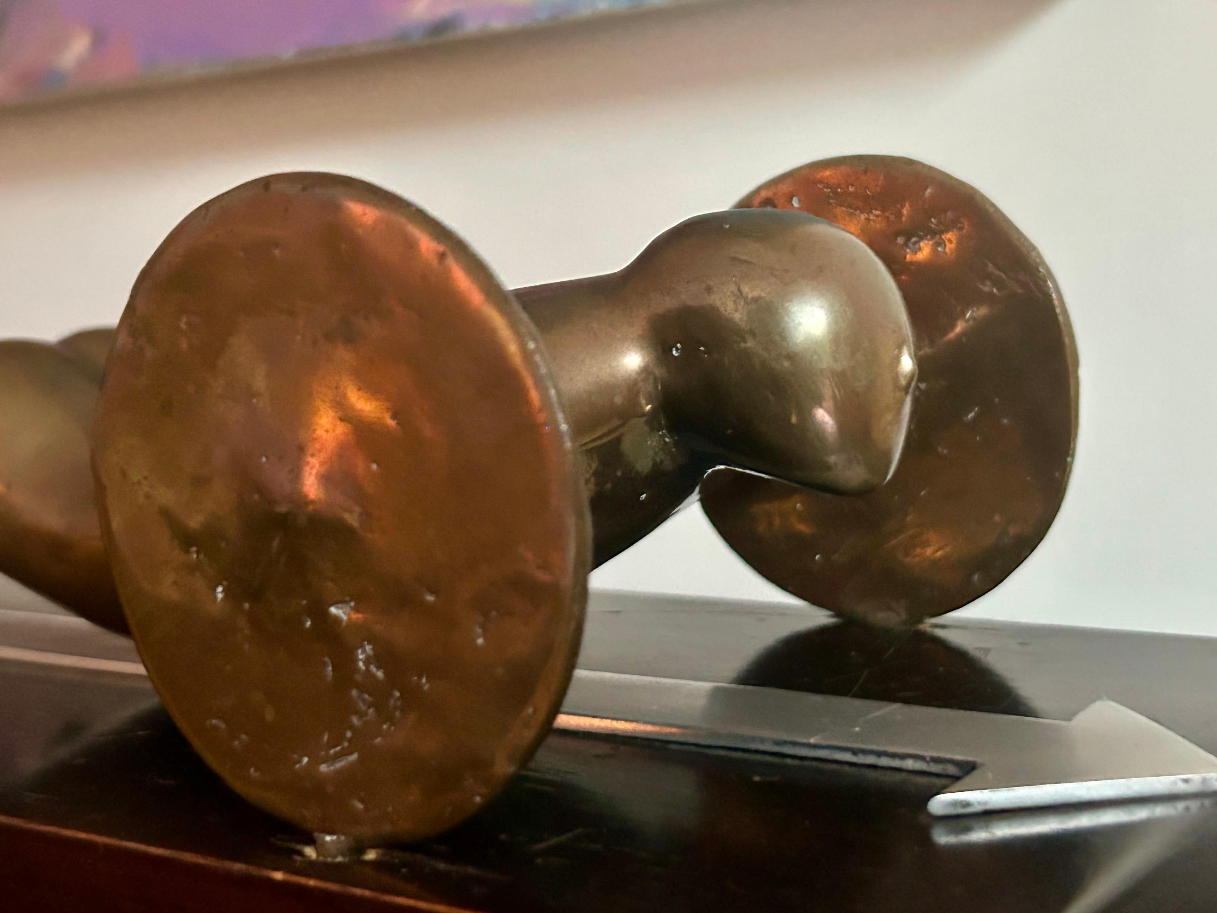 Pop Art Bronze Auto-Man Sculpture after Trova For Sale 3