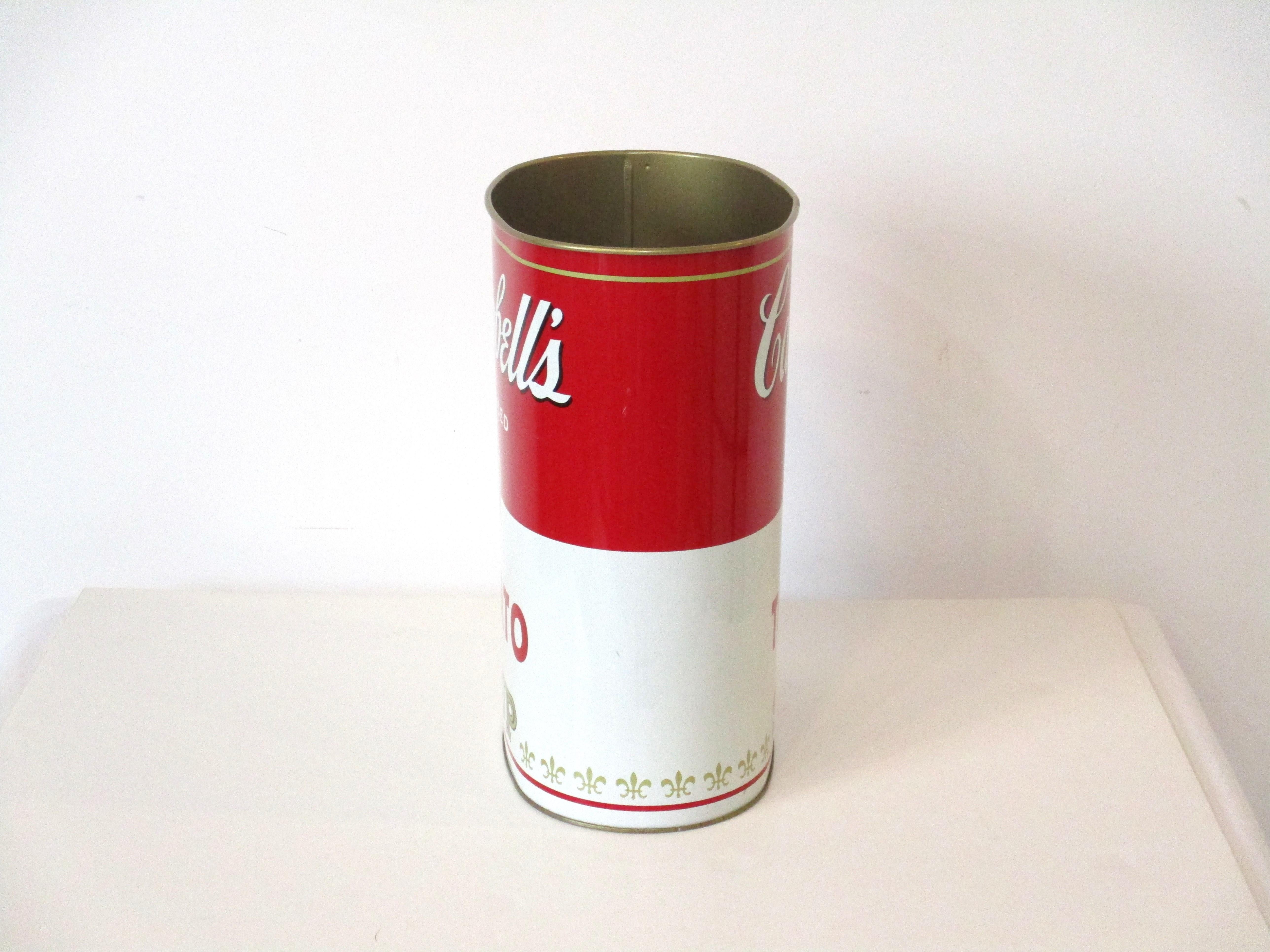 American Pop Art Campbell's Soup Trash Can after Warhol
