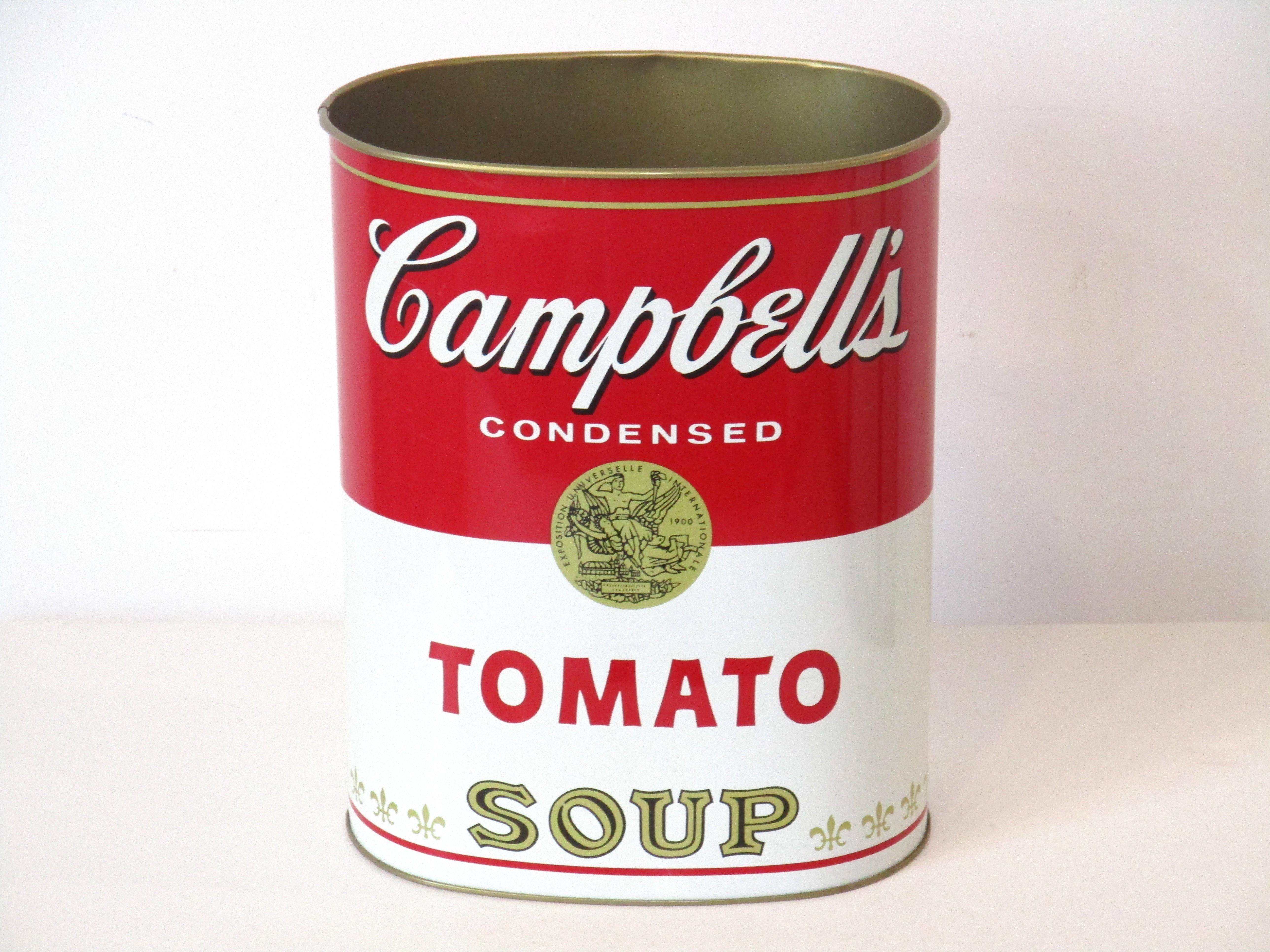 Pop Art Campbell's Soup Trash Can after Warhol 1