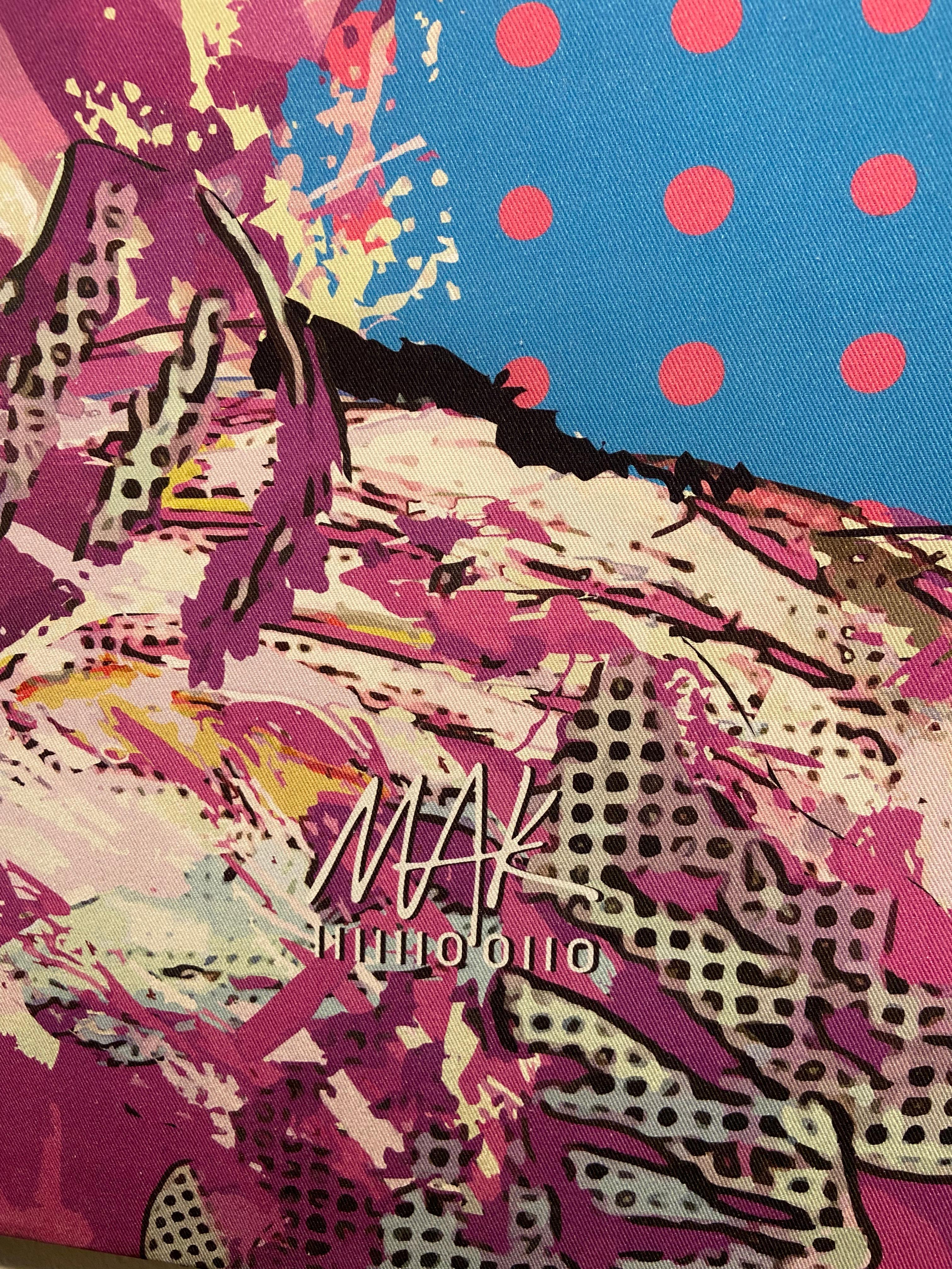 Pop Art Canvas John Lennon Painting Marize Koerich In New Condition For Sale In Studio City, CA
