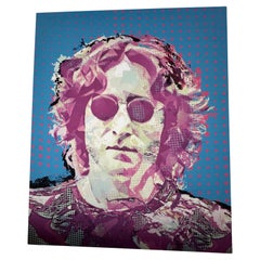 Pop Art Canvas John Lennon Painting Marize Koerich