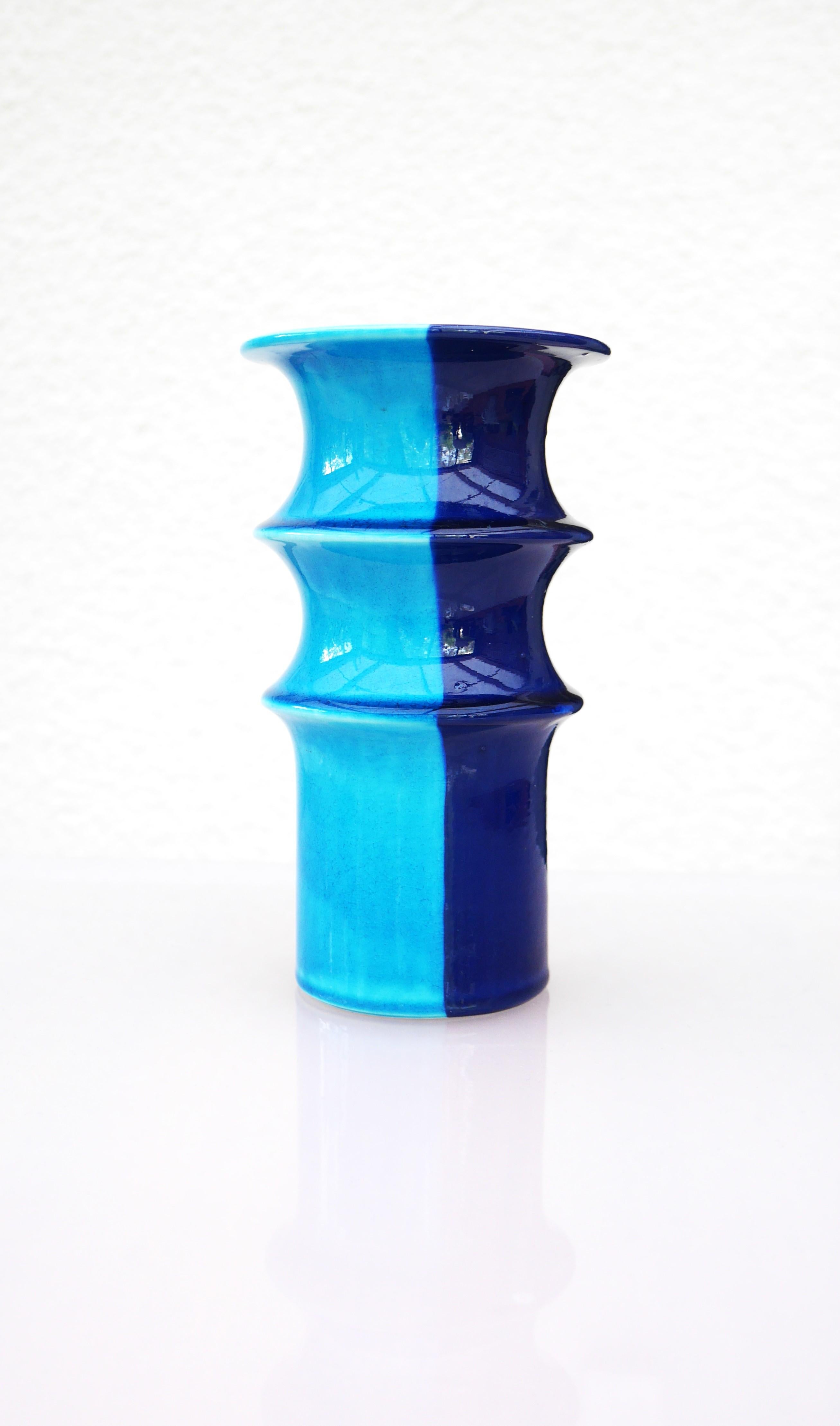 A signed pop art ceramic vase known as 