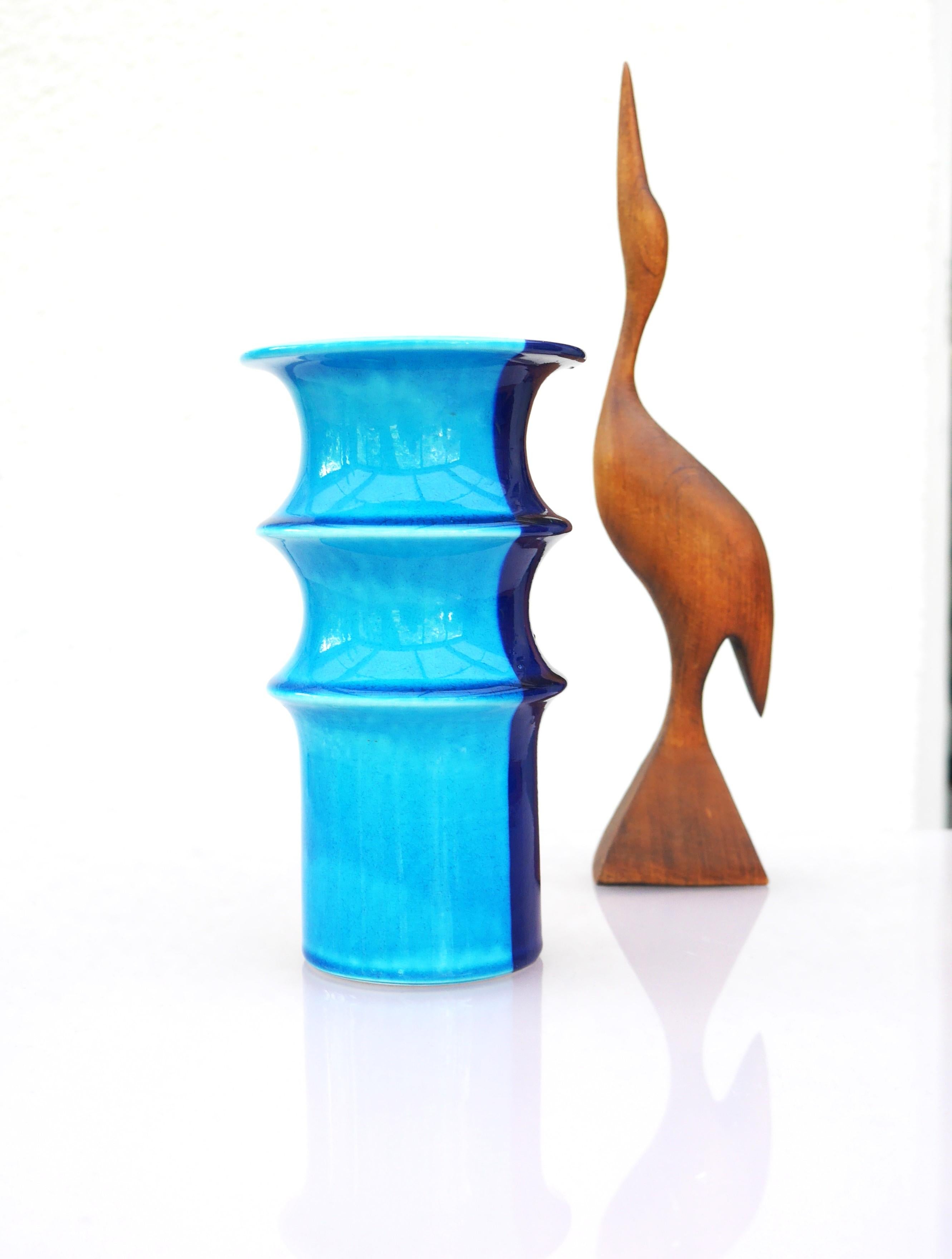 POP art ceramic vase by Inger Persson for Rörstrand, Sweden For Sale 2