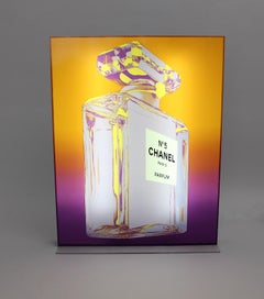 Pop Art Chanel No. 5 Vintage Advertising Lighting Display after Andy Warhol 1999